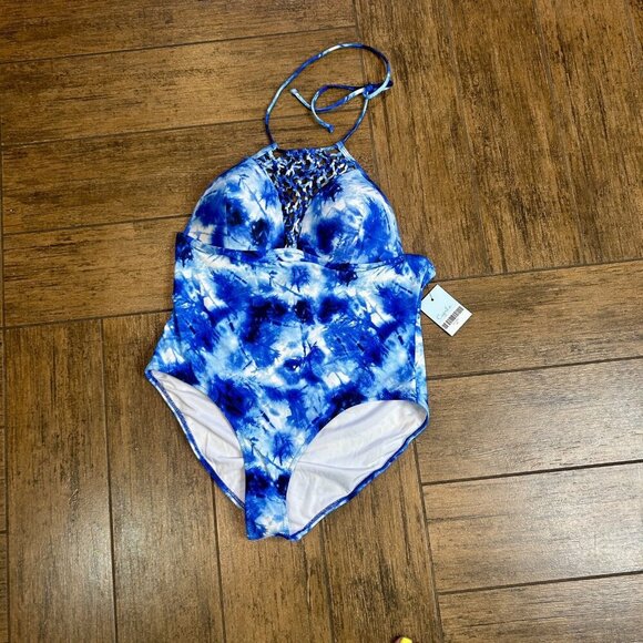 Cupse Freezing Ocean Net One Piece Swimsuit Size XXL NWT - Picture 11 of 11